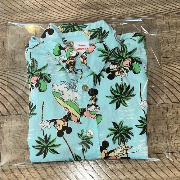 Surfโs ๐๐ปโโ๏ธโ๐ ๐ ๐ด Mickey Aloha ๐บ Shirt ๐ ๐ฏ Cotton for Comfort - Picture 17 of 17